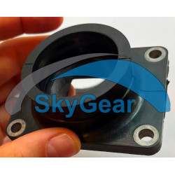 Carburetor rubber flange