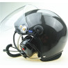 Carbon helmet with active electronic damping